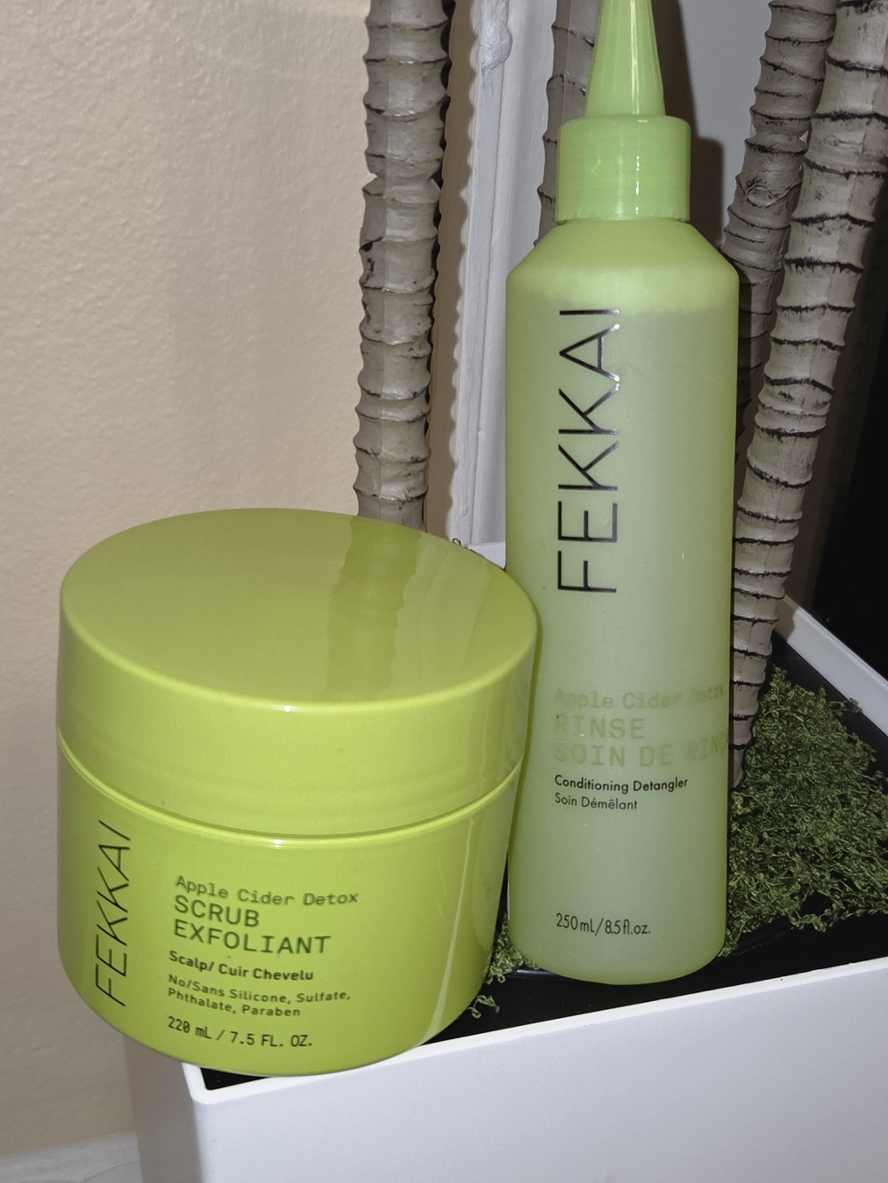FEKKAI Apple Cider Detox Scrub & Rinse Set